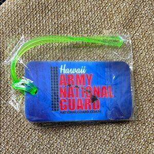 🖤NEW🔺Hawaii Army National Guard luggage hangtag